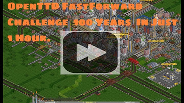 OpenTTD Fast Forward Challenge - 100 Years In Just 1 Hour. by Gil