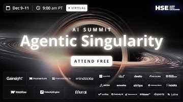 Announcing Agentic Singularity AI Summit