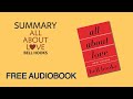 Summary of All About Love by bell hooks | Free Audiobook