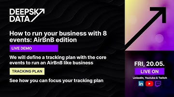 How to run your business with 8 tracking events: AirBnB edition