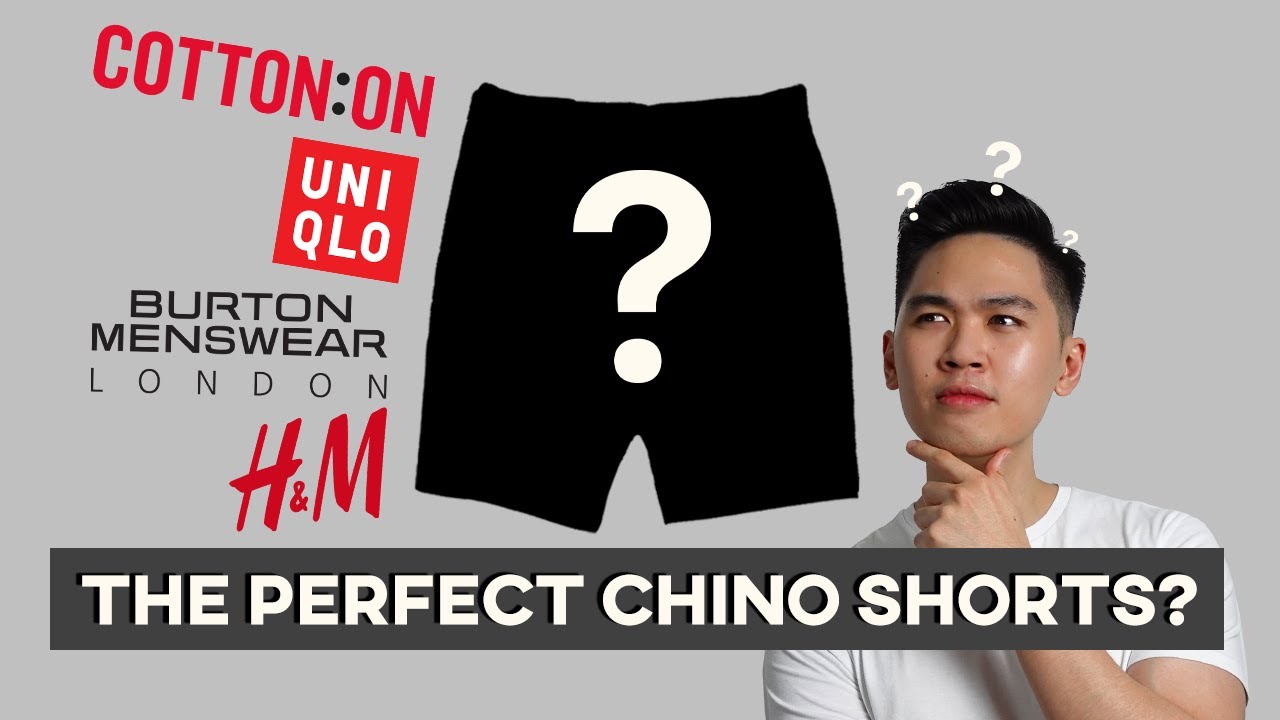 Which BRAND Makes the Best Chino Shorts?  UNIQLO, H&M, COTTON ON, BURTON  MENSWEAR LONDON 