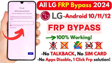 LG FRP Bypass New Security 2024 -LG G8x Android 10/11/12 Frp Google Account #frpbypass #lg