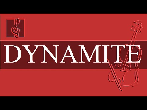 Violin & Guitar Duet - BTS - Dynamite (Sheet music - Guitar chords)