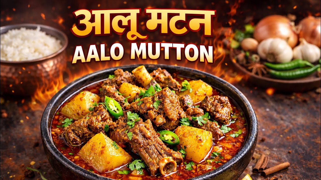 Aalo Mutton 🤤| Ek Bar Zarur Banaye | Desi Style Mutton Recipe | Shilpa Evatt vlogs 