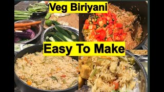 How to Make Vegetable Biriyani-Easy & Quick Veg Biriyani-SimpleandHappyCooking-#vegetable #biriyani