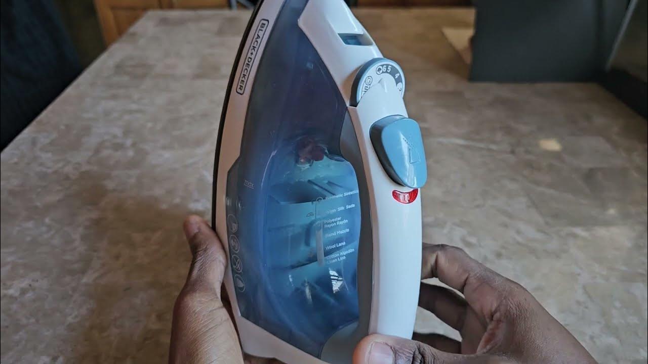 BLACK and DECKER Easy Steam Compact Iron IR40V Review YouTube