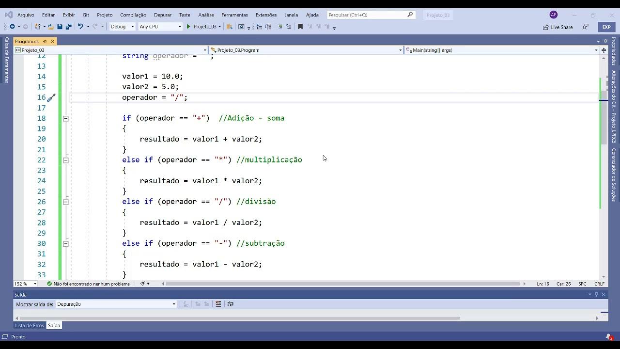 C# - Estrutura de Decisão - IF - parte 03 - YouTube