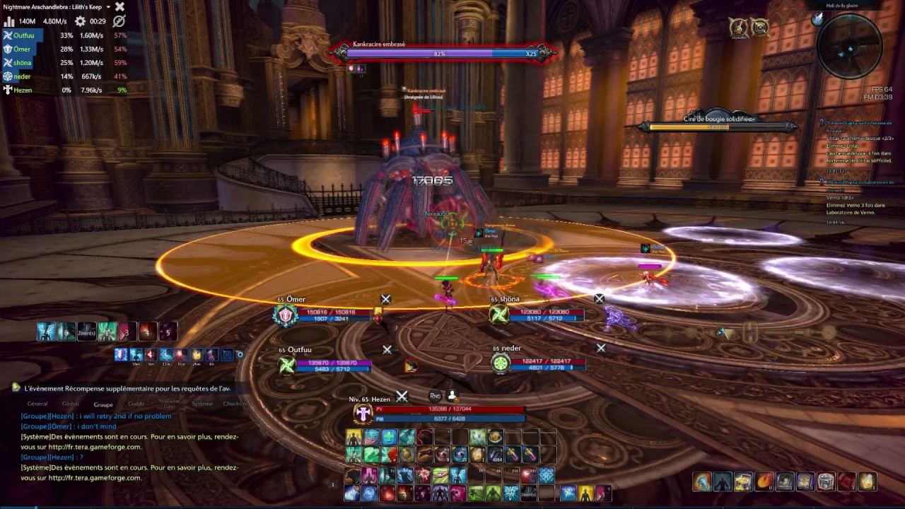 [Tera EU] LKHM Priest PoV - 100% nemesis ALL BOSS