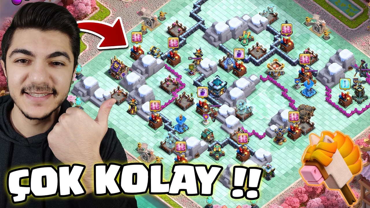 BULUT YARIŞMASI MÜCADELESİ !! ÇOK KOLAY !! - Clash Of Clans