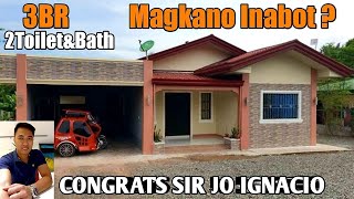 BUNGALOW HOUSE DESIGN  3 BEDROOM  110 SQM  / 1,184 SQFT. CONGRATS SIR JO IGNACIO