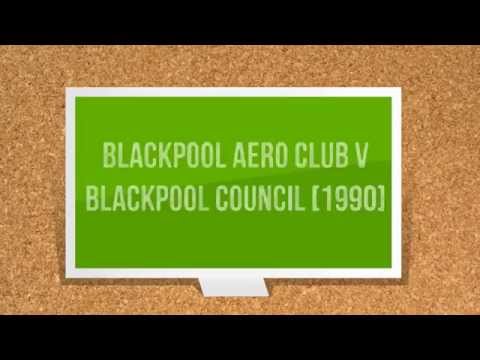 Blackpool Aero Club v Blackpool Council [1990]