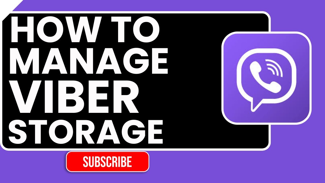 manage Viber storage