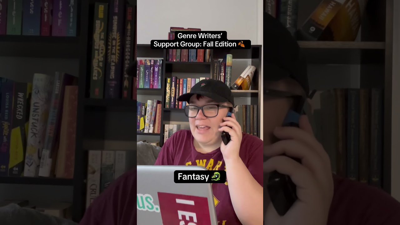 Different genre writers in fall! #writertube #authortube #skit #funny #fallbooks