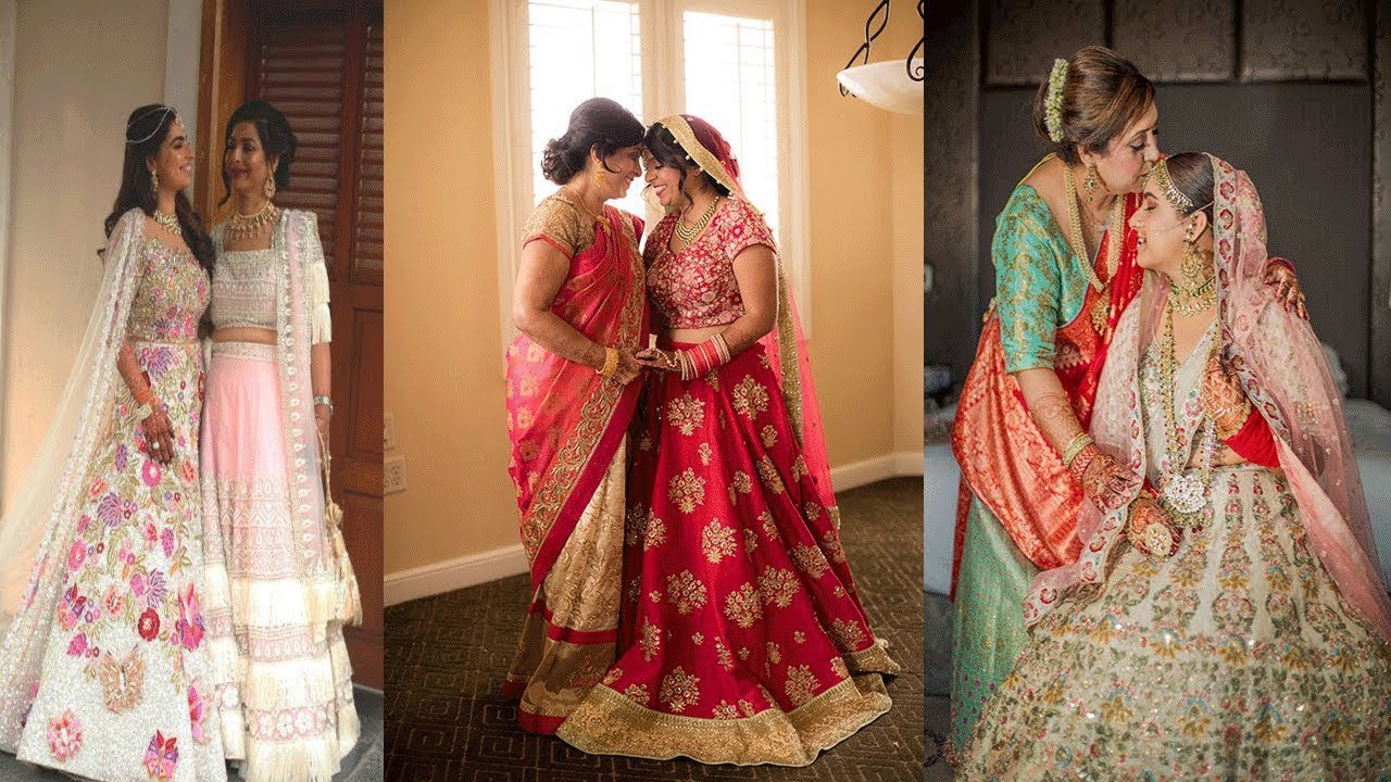 lehengas for brides mother