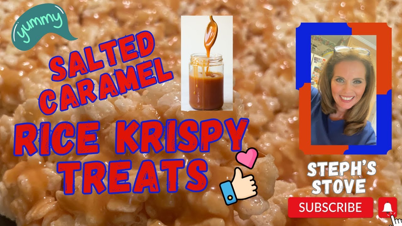 Хрустящие лакомства с солёной карамелью и рисом — классическое лакомство с осенней изюминкой — St...
