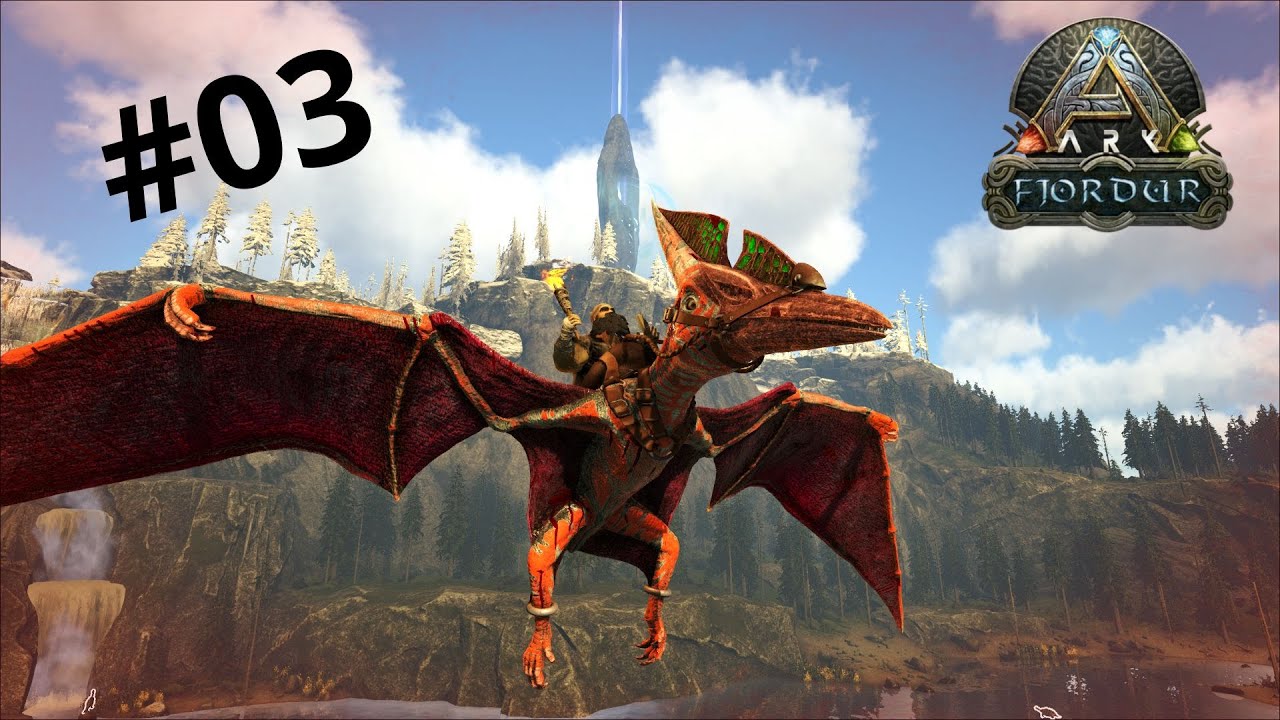 GIRAFUDOOO ARK SURVIVAL EVOLVED MAPA Fjordur (PARTE 03)