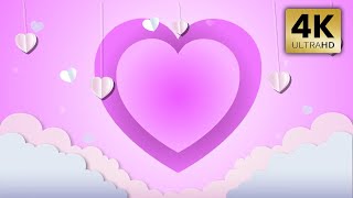 Romantic Valentine's Day Pink Motion Graphic Animation Royalty Free screenshot 5