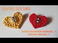 Tutorial Crochet Brooch Mini Love | souvenir super simple | WinDaily