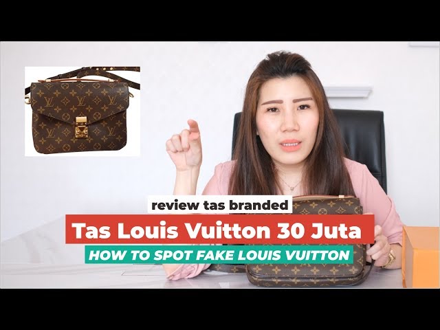 Tas Branded Louis Vuitton Harga 30 Juta, How to spot fake louis vuitton bag  