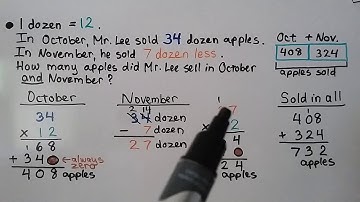 4th Grade Math 3.7, Word Problem Solving, Multiply 2-digit Numbers