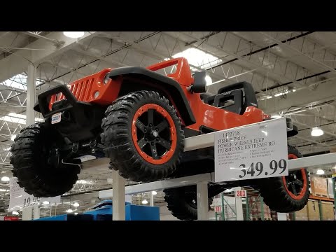 Costco POWER WHEELS 12volt JEEP Hurricane Ride On (Ages 3-7) $349
