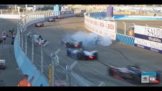 Highlights Formula E In Berlijn, Nyck De Vries P4, Robin Frijns Raakt De Muur