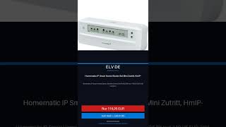 Homematic IP Smart Home Starter Set Mini Zutritt, HmIP-SK25  kaufen 2026 | 119,95 € | #Shorts
