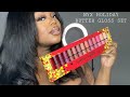 NYX Butter Gloss *Holiday set*  SWATCHES