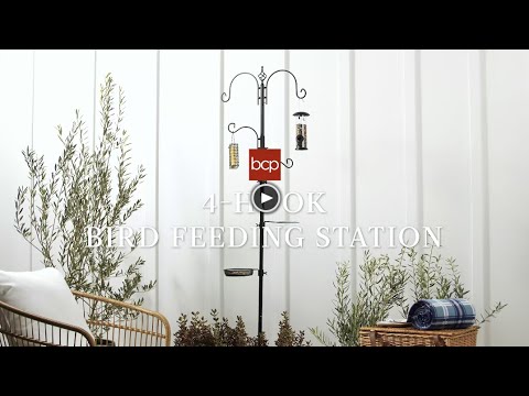 Best Choice Products 4 Hook Bird Feeding Station