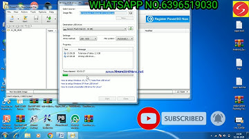 How To Make Bootable USB Windows 7, 8, 10 By Power ISO 2020 || By Siat Training||