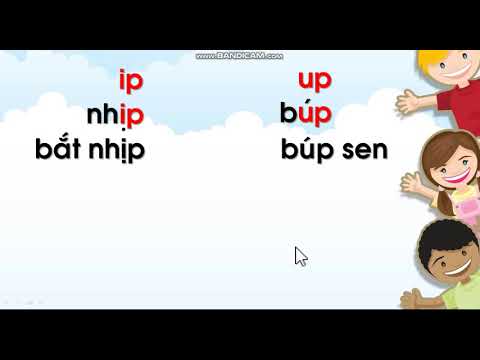 Khối 1 - Tuần 21: Bài học vần ip up, iêp ươp 1