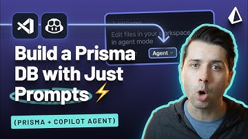 Use the Copilot Agent to Build your Prisma Database with Prompts