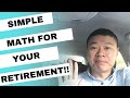 How To Plan For Your Retirement: Shockingly Simple Math For Retirement Planning In Singapore!