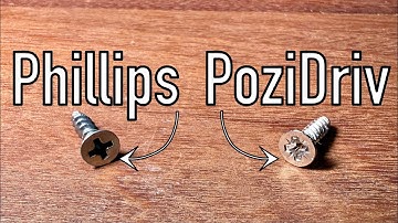 Phillips vs PoziDriv Screws - Why You Need to Know the Difference! 