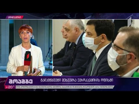 შეხვედრა ევროკავშირის ოფისში