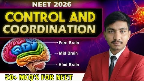 Control and Coordination 50 MCQs | NEET Biology 🔥| All Important Questins