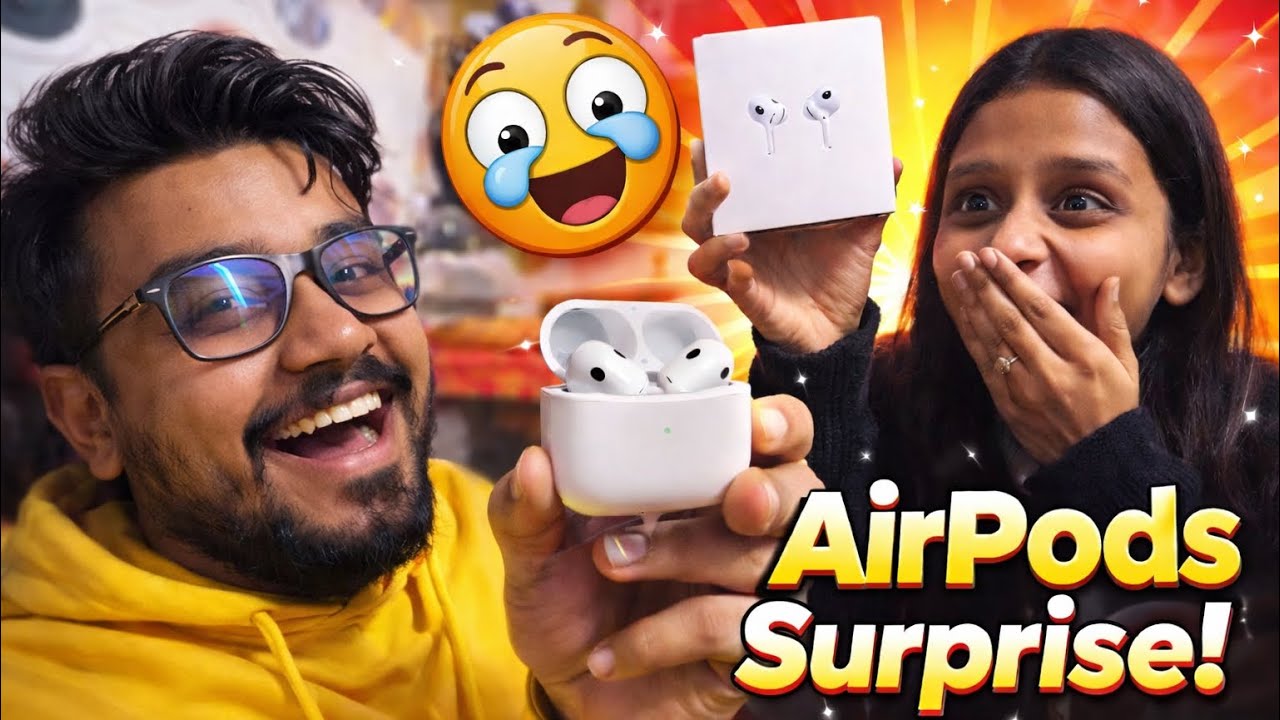 Bhen ko surprise de diya pagal ho chuki hain ab😂🔥