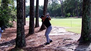 Phil Mickelson’s driver from the woods leads to improbable birdie at Furyk & Friends
