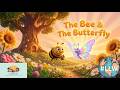 The Bee and Butterfly #childrenrhymes #kidslearning #kidssongs Rhymes #littlelearnersworld-Rhymes