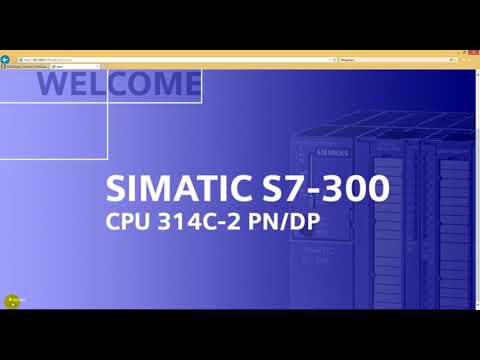 Web Server CPU 314C 2PN/DP no TIA Portal Siemens