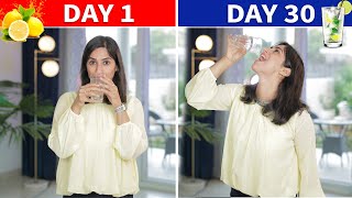WHAT HAPPENS WHEN YOU DRINK LEMON WATER FOR 30 DAYS | By GunjanShouts