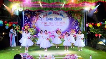 Múa ( Chiếc đèn ông sao )   tốp múa nhi đồng xóm Chùa thể hiện