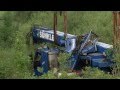 Crane Accident Germany Liebherr LTM Mobile Fail accidente con grúa