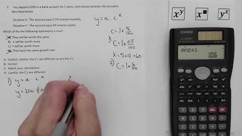 Exponential Functions #3 - Google Quiz