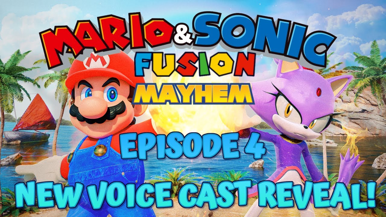 Mario and Sonic: Fusion Mayhem- (Ep.4) Voice Cast Reveal! 🔴🔵🔥
