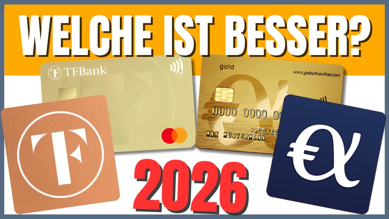 TF Bank oder Advanzia? (Update 2026) Gratis Gold Kreditkarten im Vergleich