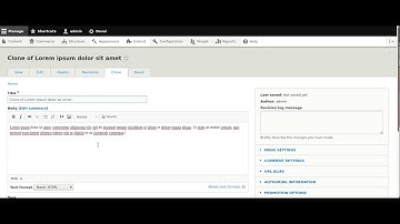 Drupal 8: Quick Node Clone Module #drupal