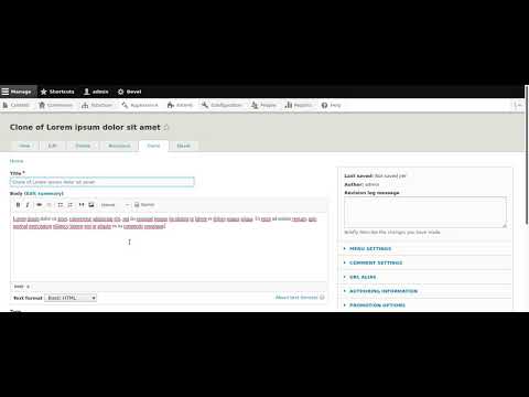 Drupal 8: Quick Node Clone Module #drupal