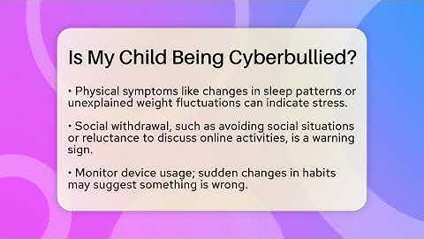 Is My Child Being Cyberbullied? - Everyday-Networking