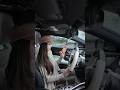 Mercedes AMG Beret Drive – Grey Sweater & White Steering Wheel 🧢✨